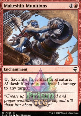 Behelfsmäßige Munition 191 Common Commander Legends MTG