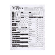 Goodman Xcrawl Pathfinder XCrawl Character and Stat Sheets Bag EX