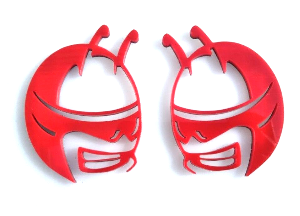 RED BEE HEAD Emblems fits Dodge Challenger Charger ScatPack fender