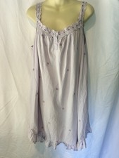 Vintage Adonna Lavender Cottagecore Prairie Soft Girl Nightgown Large Ballet