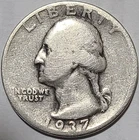 1937-s Washington Quarter VG details Low mintage, Key date