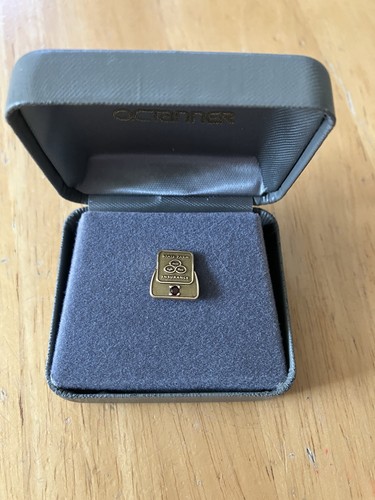 State Farm Insurance Vintage Gold Ruby Award Pin O C Tanner 5 yr Tie Tac NIB