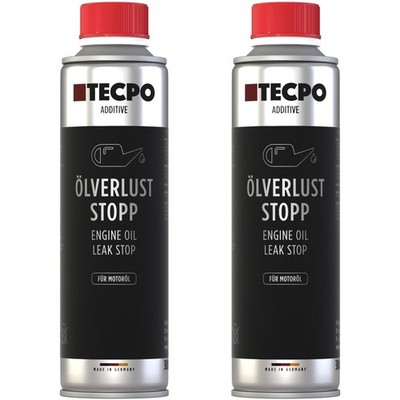 2x 300 ml ÖL VERLUST STOP OIL LEAK STOP MOTORDICHTMITTEL ÖLVERLUST ÖLSTOP TECPO