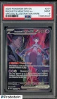 2025 POKEMON DRI EN #231 ROCKET'S MEWTWO EX SPECIAL ILLUSTRATION RARE PSA 9