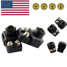 2PCS Antenna Matching Transformer Connector 300 Ohm to 75 Ohm Quick Push-On P...