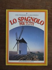 ENCICLOPEDIA LO SPAGNOLO PER TUTTI DE AGOSTINI VOLUME I FASCICOLO 1 1986