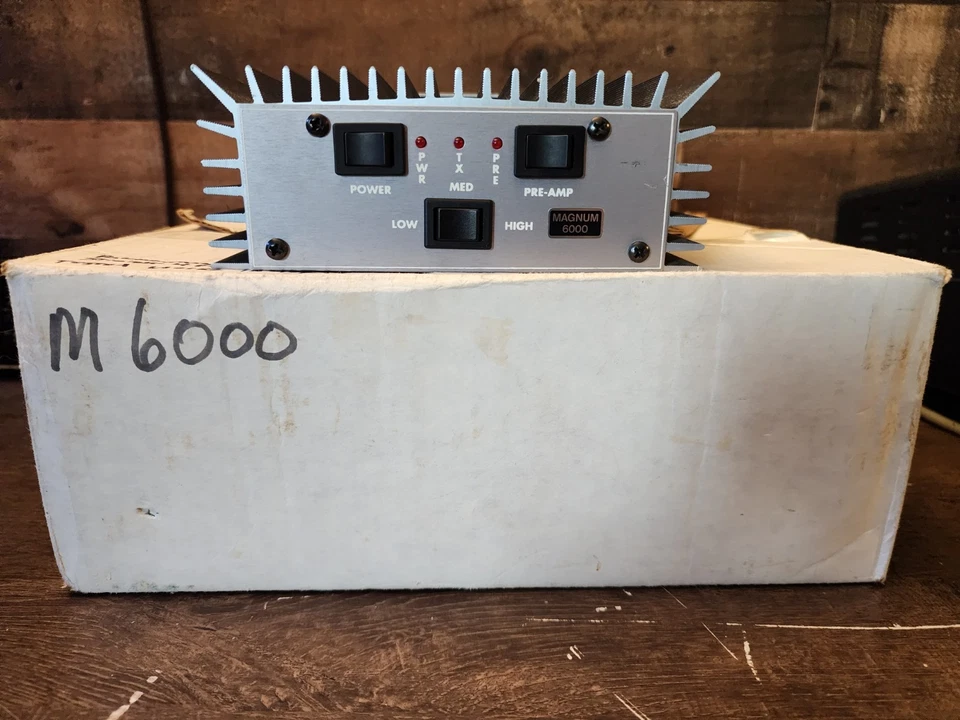 Amplificador Lineal Vintage Palomar Magnum M6000 4 Pastillas 2sc2879 Clase AB 400w L@@K! Foto 3 de 4