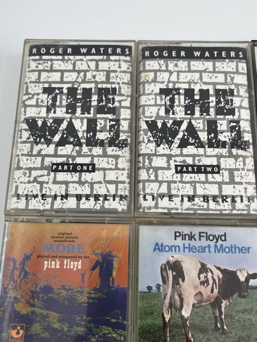 Pink Floyd Cassette Lot Of 11! The Final Cut, Atom Heart Mother, A Nice Pair+ - Picture 2 of 12