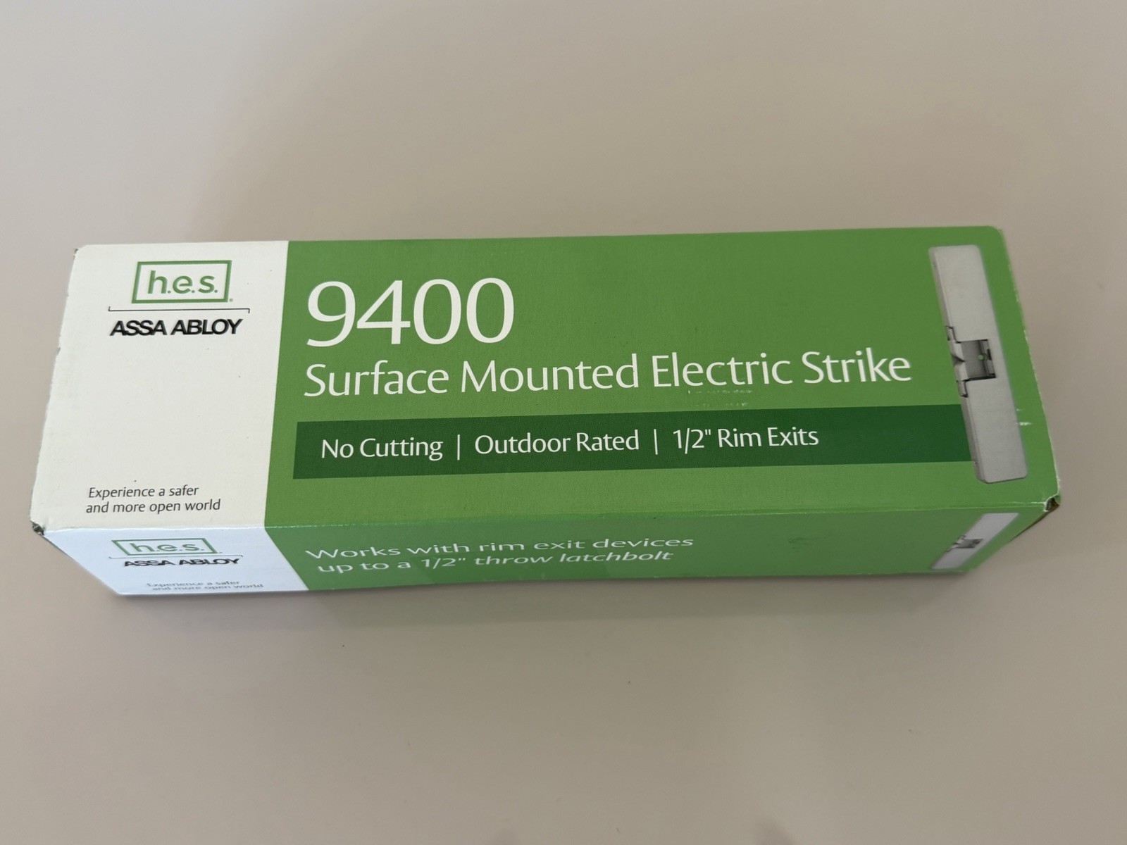 ASSA ABLOY HES 9400-630 Surface Mounted Electric Strike Satin Stainless