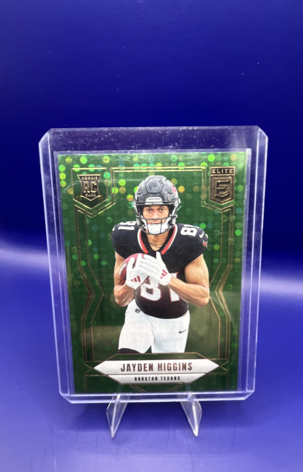 2025 Panini Donruss Elite - Rookies Jayden Higgins #134 Green Disco (RC)
