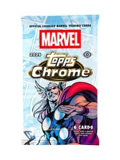2025 Topps Marvel Comics Chrome Hobby Pack - RIPPED LIVE ONLY