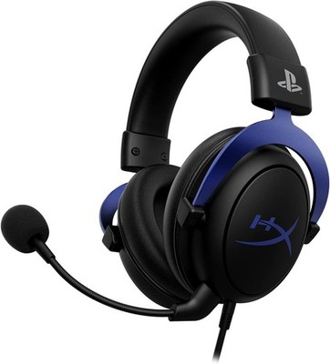 HyperX Cloud Gaming Headset PS5 PS4 Schwarz Blau