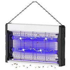 Electric Bug Zapper 3200V Mosquito Zapper Killer,w/Hanging Chain LED Waterproof