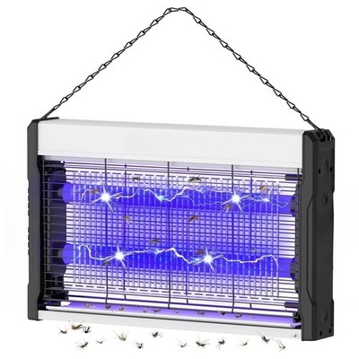 Electric Bug Zapper 3200V Mosquito Zapper Killer  LED Waterproof,w/Hanging Chain