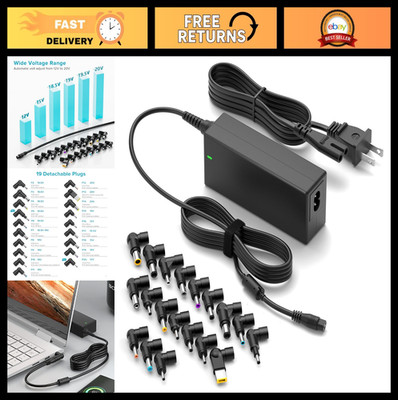 Universal 90W Laptop Charger AC Adapter for HP Dell Lenovo Acer ASUS Samsung - 1