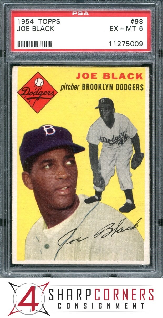 1954 TOPPS #98 JOE BLACK DODGERS PSA 6