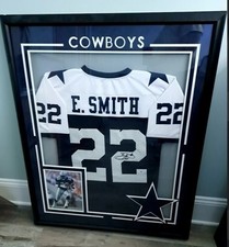 Emmitt Smith Autographed Dallas Cowboys Jersey – Thanksgiving Day Style – PSA