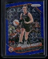 2025 Panini Prizm WNBA #18 Marina Mabrey Blue Velocity Prizms