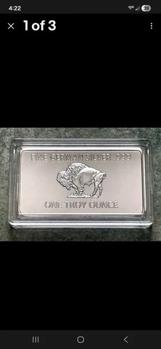 1 German Buffalo Bar * No Reserve Auction🤑🤑🤑🔥🦬🦬🦬