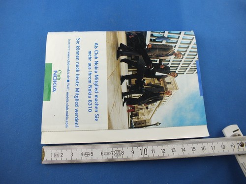 Original Nokia 6310 Bedienungsanleitung Deutsch Anleitung phone Benutzerhandbuch - 第 9/13 張圖片