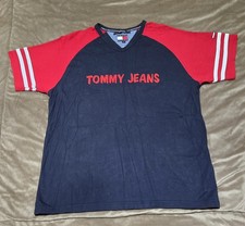 Vintage Tommy Jeans Spellout Tshirt Large