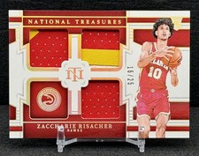 2024-25 National Treasures - Zaccharie Risacher (RC) #RTM-ZRA Rookie Patch /25