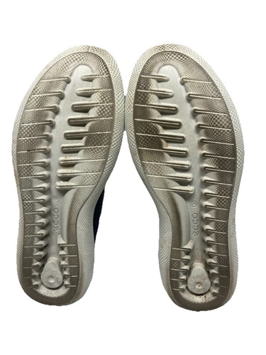 Ecco Womens Scinapse Sneaker Blue Leather Shoes Size 8 Us / 39 Eu - Picture 6 of 6