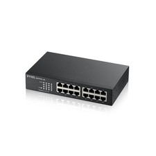 Zyxel GS1100-16, Gigabit Ethernet Switch 16-Port, Unmanaged