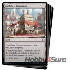 Guildless Commons X4 M/NM Magic: The Gathering MTG Commander Legends