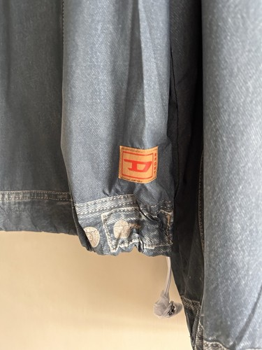 DIESEL AUWT-TREVOR-HT19 Size: L Blue Men 0BKAN Zipped Jacket - Picture 11 of 13