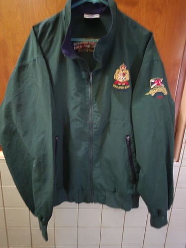 2000 St Andrews Open Championship Golf Jacket Mens Large Scotland Tiger Woods...