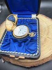 Antique Elgin Pocket Watch Solid 14K Gold Circa 1889 Not Running