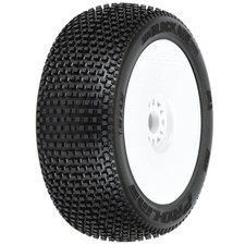 Pro-Line Racing Blockade S3 18 Buggy MTD V2 White Wheels F/R PRO9039233 RC Tire