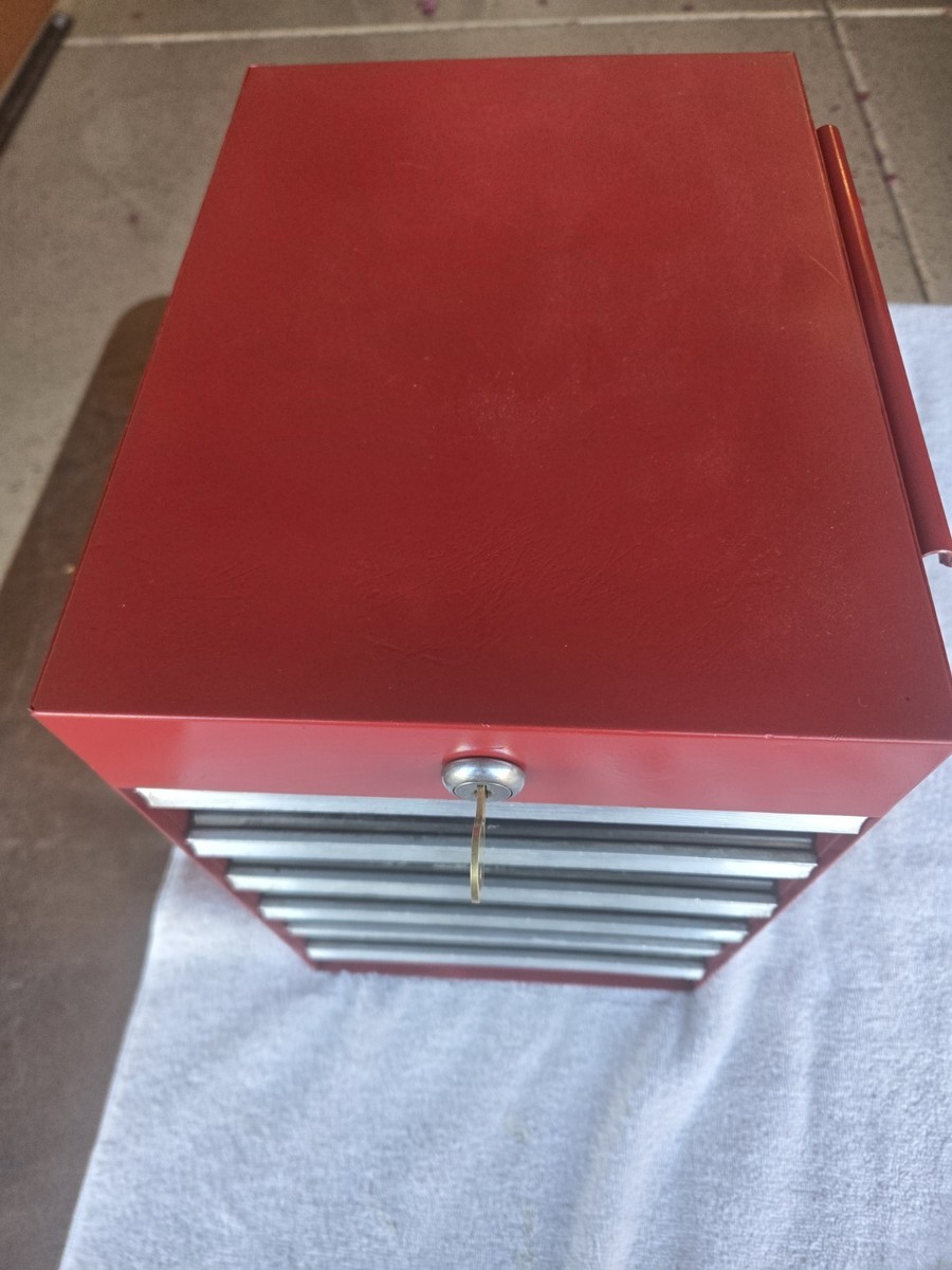 Vintage Sears Craftsman Side Caddy Hanging Toolbox 6 Drawer With
