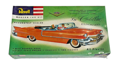VINTAGE 1996 REVELL 1:32 SCALE '' 1956 CADILLAC ELDORADO '' PLASTIC MODEL KIT 0200