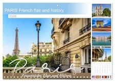PARIS French flair and history (Monthly Wall Calendar 2026 11.7 x 16.5 (open)), 
