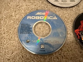 Lot of 4 SEGA Saturn Games & 1 PS1 DISC ONLY SCRATCHED UNTESTED