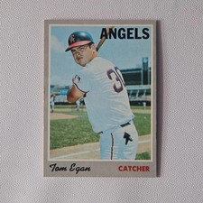 Topps 1970 Tom Egan #4 Los Angeles Angels Base Set Baseball Card