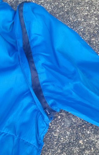 Reebok Windbreaker Blue Pullover Top 1/4 Zip With Convertible Sleeves Boy Sz 4/5 - Picture 5 of 6