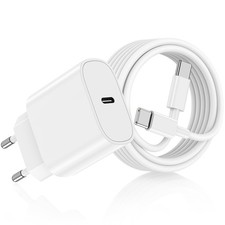 20W Chargeur USB C pour iPhone 17/16/15,Adaptateur USB C Chargeur Rapide