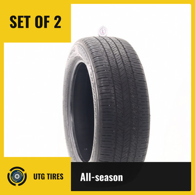 Set of (2) Used 235/55R19 Kumho Crugen HP71 101H - 6.5/32