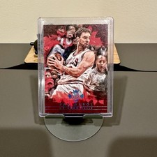 2015-16 Court Kings Pau Gasol Sapphire 1/25 FOTL 1/1 SP SSP Color Match Case Hit
