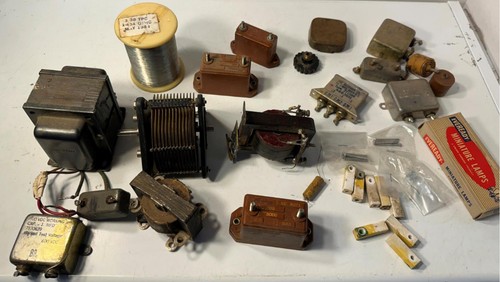 Vintage/Antik Radio Teile & Stücke Lot Verkauf wie besehen