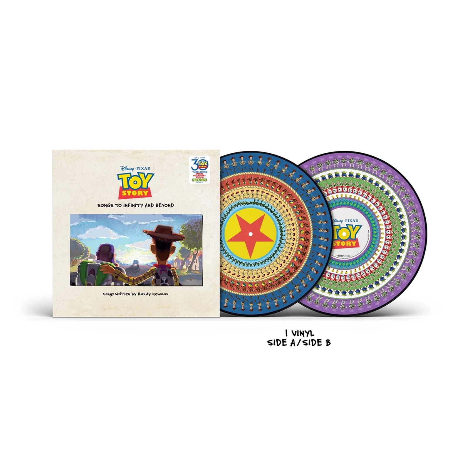 Toy Story: Songs to Infinity & Beyond Zoetrope Picture Disc Vinyl 12" Album