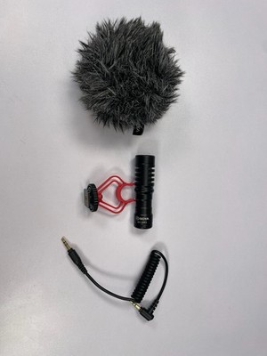BOYA BY-MM1 Shotgun Microphone Kit Camera Phone w/ Deadcat Tested