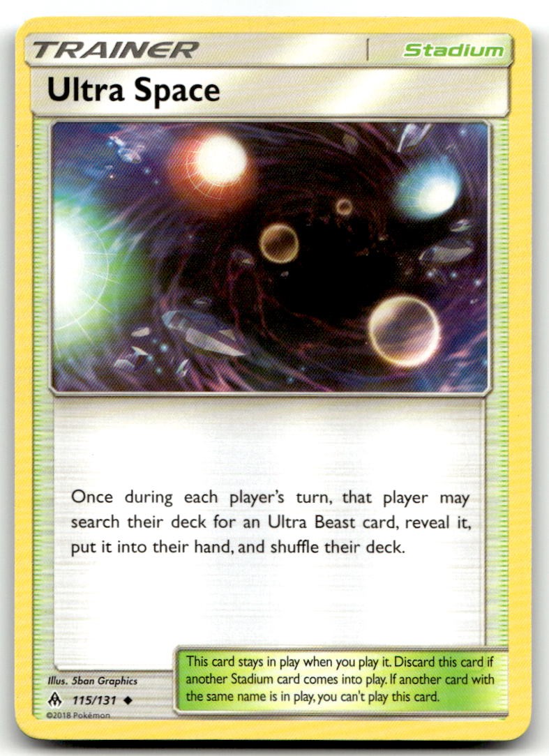 Ultra Space 115/131 Uncommon Forbidden Light Pokemon Near Mint