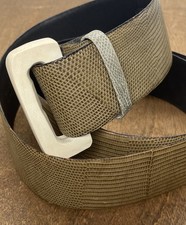 Miss Ellen Ruth Levy Brown Snakeskin Belt