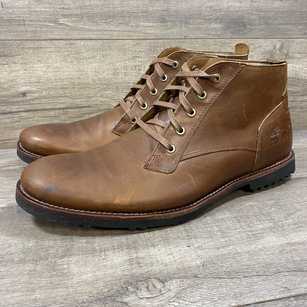 タッキー Timberland Kendrick Chukka Boots MirrorFit A1N2T Brown Leather