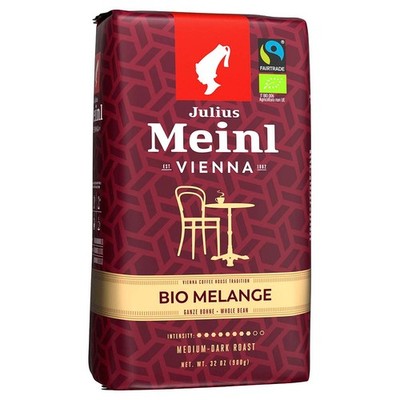 Julius Meinl Bio Vienna Melange Bio-Kaffeebohnen, Arabica- und Robustabohnen...