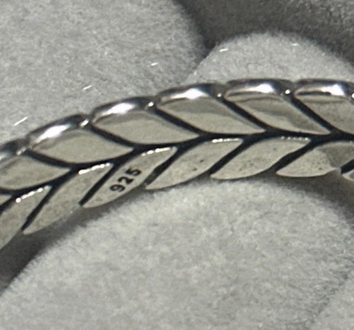 Massives S925 Sterling Silber Armreif - Unisex Armreif für Herren & Damen